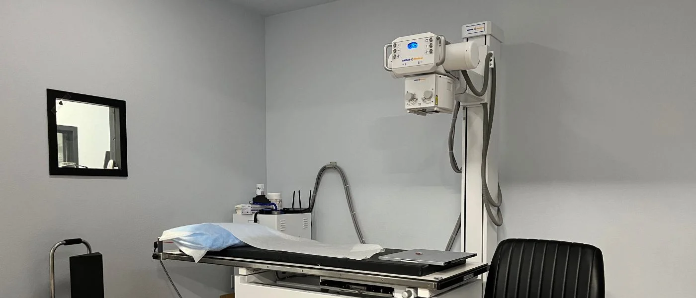 In-house digital radiography and X-ray suite at Premier Limb Lengthening in Upland California