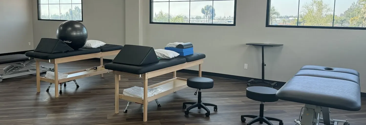Physical therapy treatment room