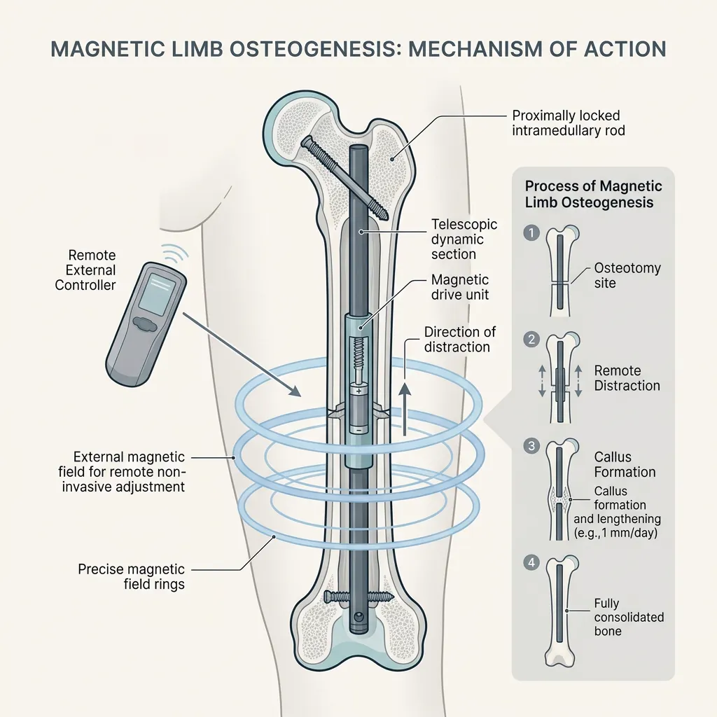 Magnetic Limb Lengthening